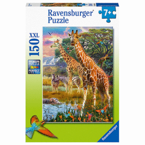 ROMPECABEZAS 150 PZAS JIRAFAS EN AFRICA RAVENSBURGER