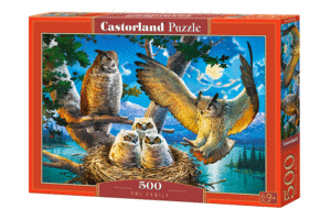 ROMPECABEZAS 500 PZAS OWL FAMILY CASTORLAND