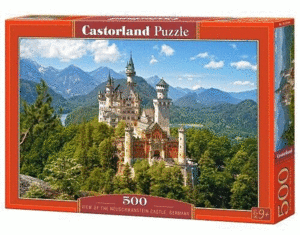 ROMPECABEZAS 500 PZAS VIEW OF THE NEUSCHWANSTEIN CASTLE, GERMANY CASTORLAND