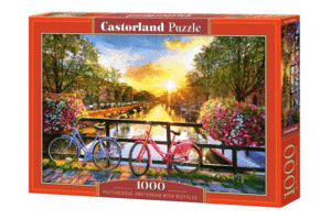 ROMPECABEZAS 1000 PZAS. PICTURESQUE AMSTERDAM WITH BICYCLES CASTORLAND