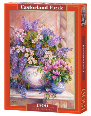 ROMPECABEZAS 1500 PZAS LILAC FLOWERS CASTORLAND