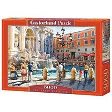 ROMPECABEZAS 3000 PZAS. THE TREVI FOUNTAIN CASTORLAND