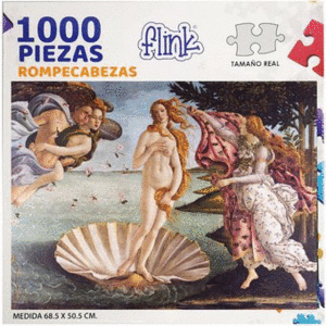 ROMPECABEZAS 1000 PZAS BOTTICELLI EL NACIMIENTO DE VENUS FLINK