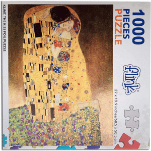 ROMPECABEZAS 1000 PZAS KLIMT, THE KISS FOIL FLINK