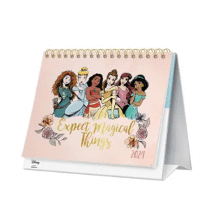 CALENDARIO 2024 ESCRITORIO PRINCESAS