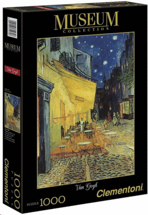 ROMPECABEZAS 1000 PZAS CAFÉ DE NOCHE DE VAN GOGH CLEMENTONI