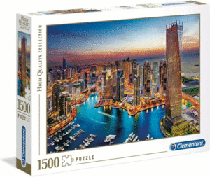 ROMPECABEZAS 1500 PZAS DUBAI MARINA CLEMENTONI