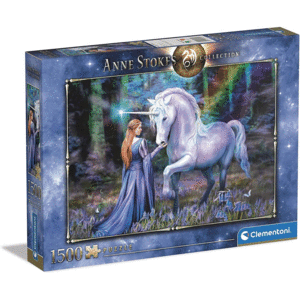 ROMPECABEZAS 1500 PZAS ANNE STOKES BOSQUE AZUL CLEMENTONI