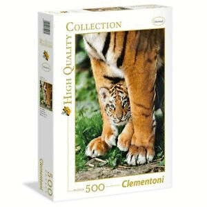 ROMPECABEZAS 500 PZAS BENGAL TIGER CUB CLEMENTONI