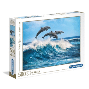 ROMPECABEZAS 500 PZAS DOLPHINS CLEMENTONI