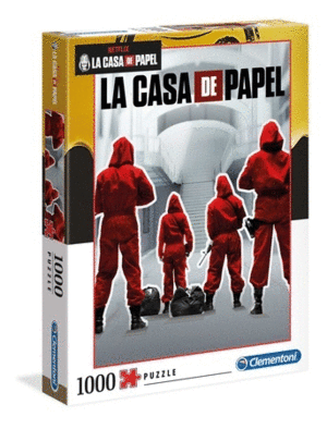 ROMPECABEZAS 1000 PZAS LA CASA DE PAPEL 1 CLEMENTONI