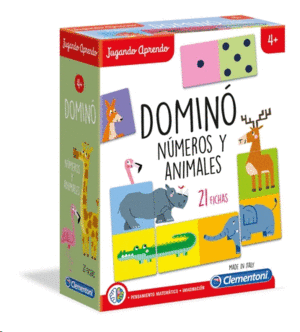 DOMINÓ NÚMEROS Y ANIMALES CLEMENTONI