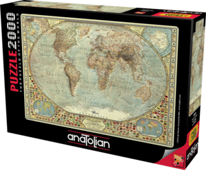 ROMPECABEZAS 2000 PZAS WORLD MAP ANATOLIAN