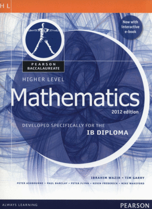 PEARSON BACCALAUREATE HIGHER LEVEL MATHEMATICS PRINT AND EBOOK BUNDLE FOR THE IB