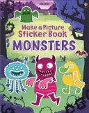 MONSTERS. MAKE A PICTURE STICKER BOOK