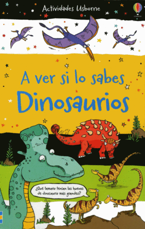 A VER SI LO SABES DINOSAURIOS