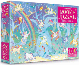 ROMPECABEZAS UNICORNS BOOK & JIGSAW USBORNE