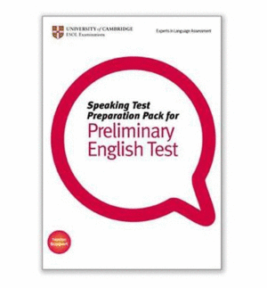 SPEAKING TEST PREPARATION PACK FOR PET PAPERBACK WITH DVD