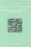 HISTORIA DE LAS LITERATURAS DE VANGUARDIA