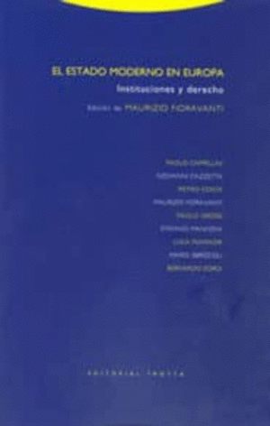 EL ESTADO MODERNO EN EUROPA: INSTITUCIONES Y DERECHO