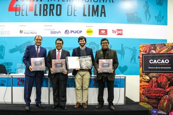 Premian libro sobre el cacao peruano en certamen mundial 